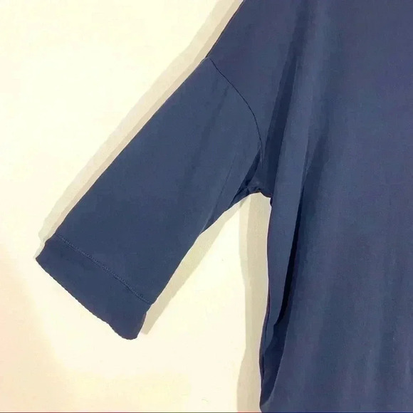 Emelia Gray Faux Wrap Open Back Hoodie Sweatshirt - Picture 6 of 13